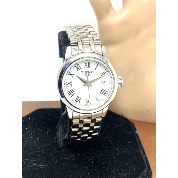 Tissot Women's Watch Swiss Quartz White Dial 28mm Silver Steel T1292101101300 - Picture 13 of 14